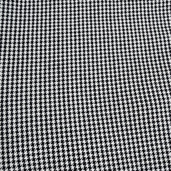 Ann Taylor Loft Pants Womens Size 12 Black White Houndstooth with Pockets Skinny - Picture 3 of 7